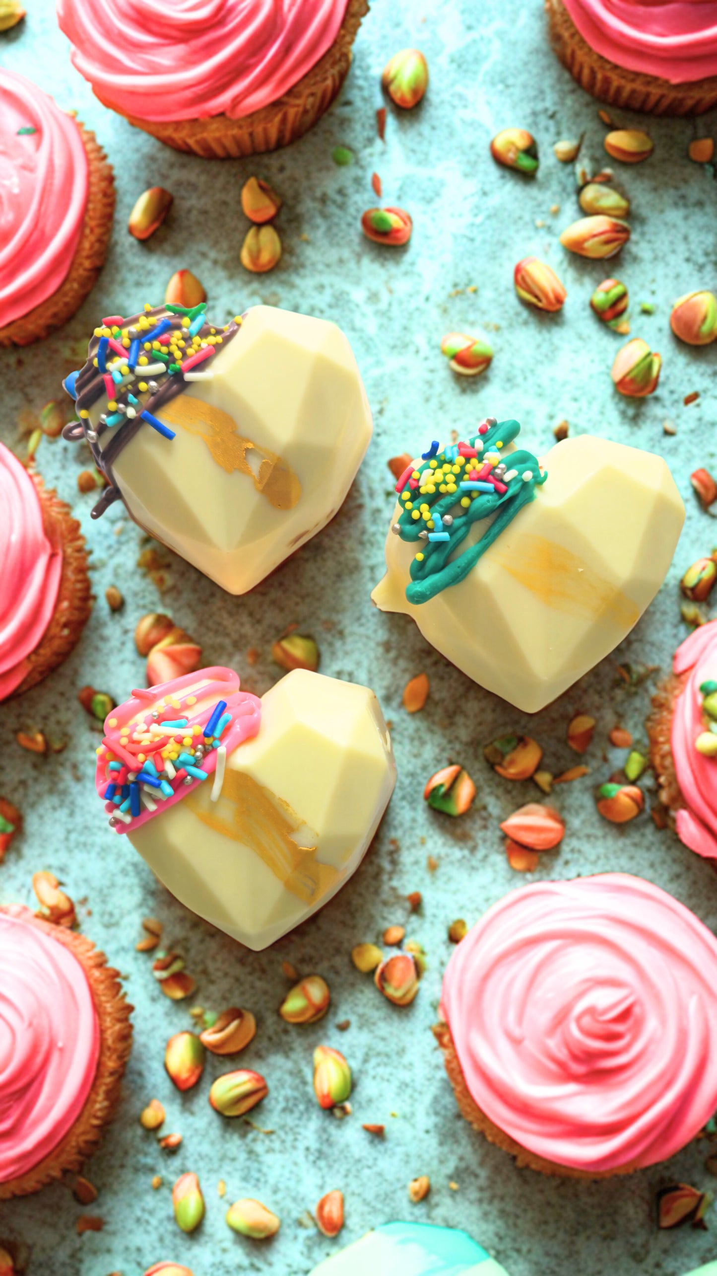 Pack of Three Mini Each Flavour Hearts