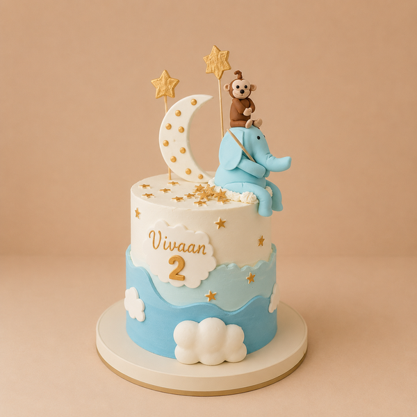 Kids elephant cake