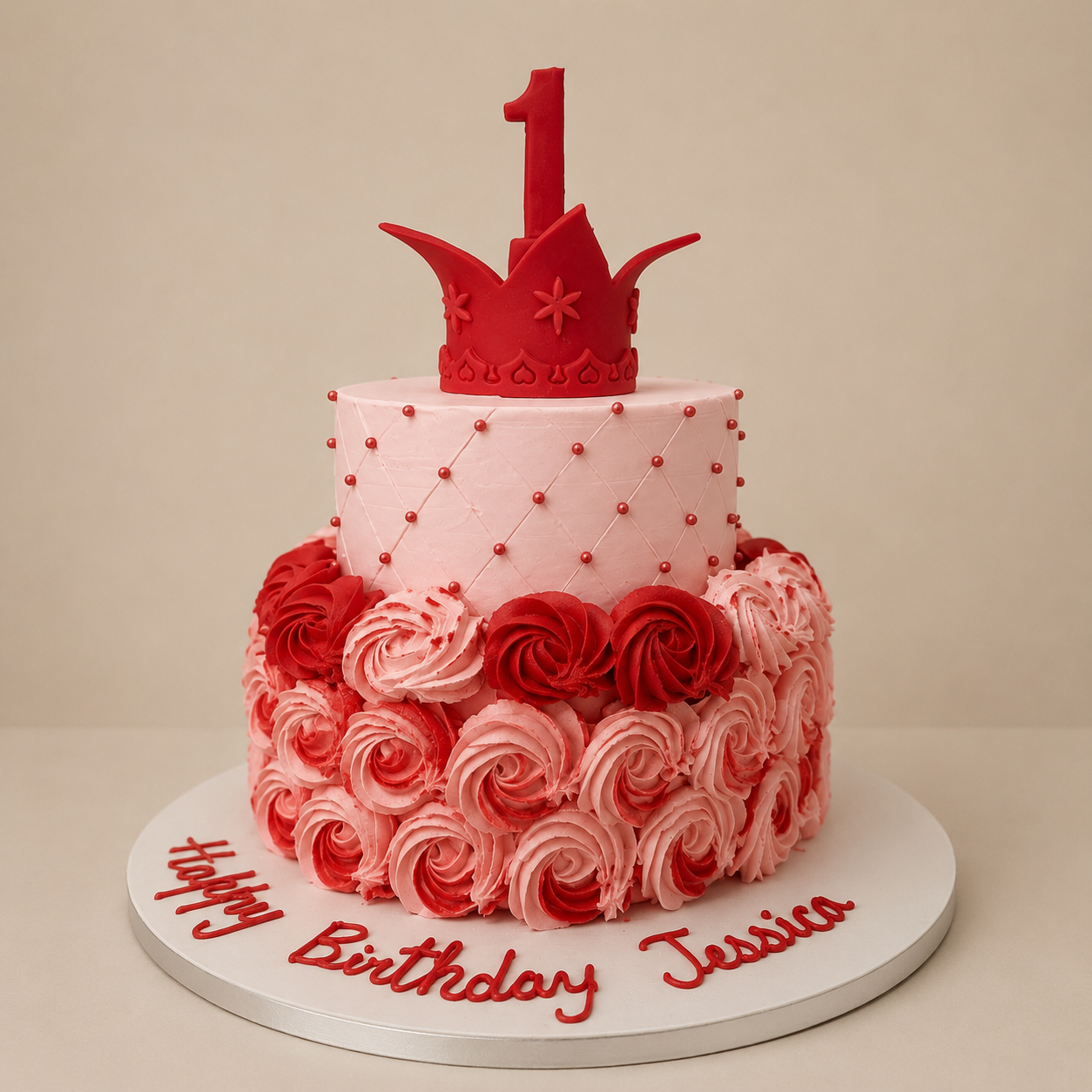 Crown princess cake