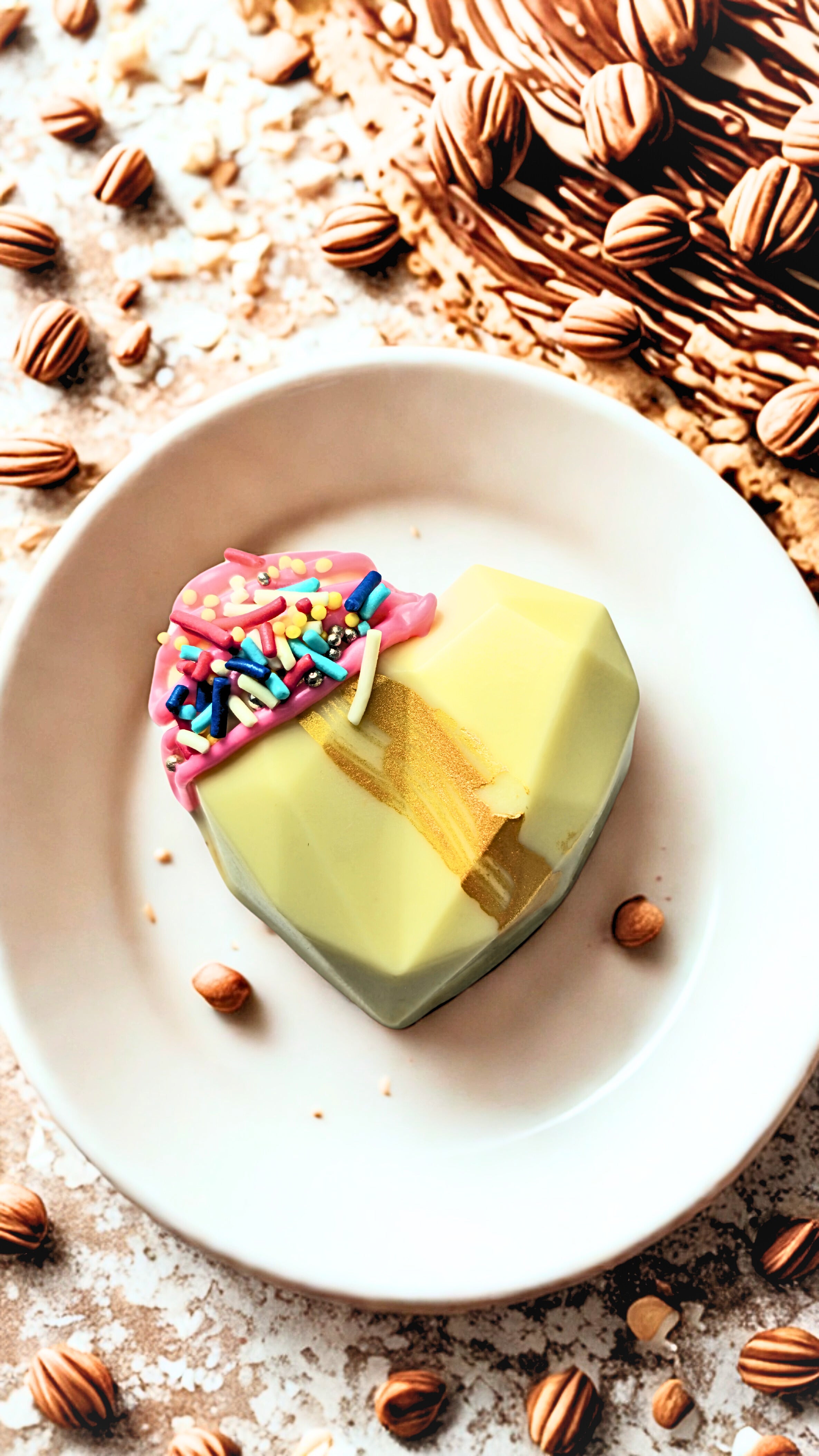 Biscoff Biscuit Heart